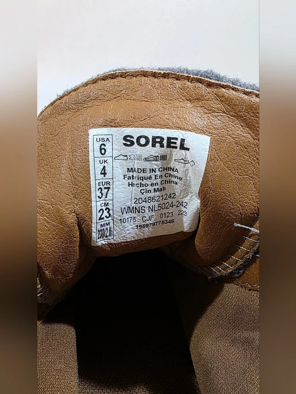 Sorel Evie II NW Lace Plus Waterproof Velvet Tan/Gum Quilted Wedges Womens 6